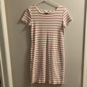 Woman’s Talbots Red and White Stripe Dress